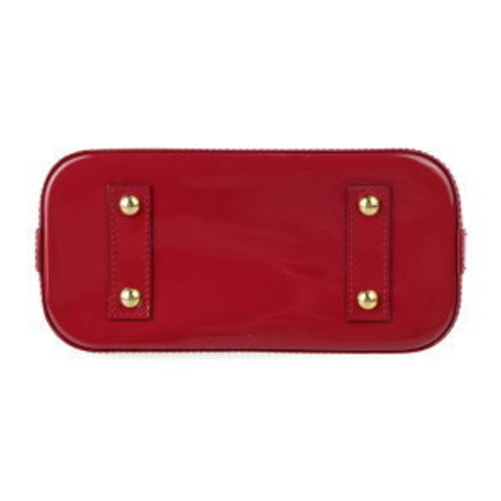 LOUIS VUITTON Alma Vernis handbag patent leather Pomme d Amour shoulder bag - Picture 4 of 9